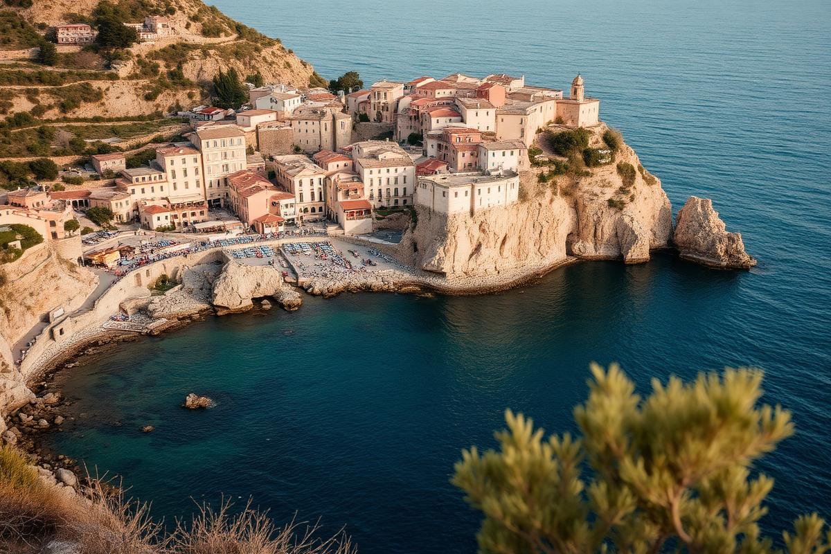 Coastline in The Mediterranean